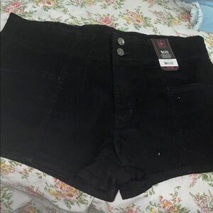 No Boundaries High Waist Black Shorts